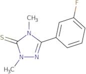 5-(3-Fluorophenyl)-2,4-Dimethyl-1,2,4-Triazole-3-Thione