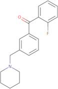 (2-Fluorophenyl)[3-(1-piperidinylmethyl)phenyl]methanone