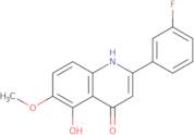 2-(3-Fluorophenyl)-5-hydroxy-6-methoxy-4(1H)-quinolinone