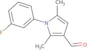 1-(3-Fluorophenyl)-2,5-Dimethyl-1H-Pyrrole-3-Carbaldehyde