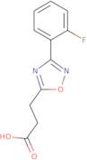 3-[3-(2-Fluorophenyl)-1,2,4-oxadiazol-5-yl]propanoic acid