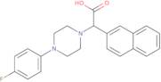 [4-(4-Fluorophenyl)-1-piperazinyl](2-naphthyl)acetic acid