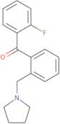 (2-Fluorophenyl)[2-(1-pyrrolidinylmethyl)phenyl]methanone