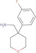 1-[4-(3-Fluorophenyl)tetrahydro-2H-pyran-4-yl]methanamine