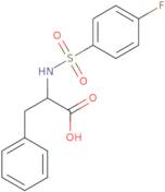2-([(4-Fluorophenyl)Sulfonyl]Amino)-3-Phenylpropanoic Acid
