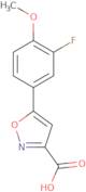 5-(3-Fluoro-4-methoxyphenyl)-1,2-oxazole-3-carboxylic acid