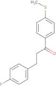 3-(4-Fluorophenyl)-1-[4-(methylsulfanyl)phenyl]-1-propanone