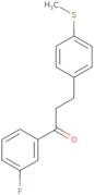 1-(3-Fluorophenyl)-3-[4-(methylsulfanyl)phenyl]-1-propanone