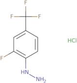 [2-Fluoro-4-(trifluoromethyl)phenyl]hydrazine hydrochloride