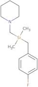 (4-Fluorophenyl)Methyl-Dimethyl-(Piperidin-1-Ylmethyl)Silane