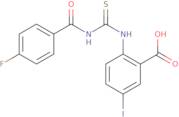 2-{[(4-Fluorobenzoyl)Carbamothioyl]Amino}-5-Iodobenzoic Acid