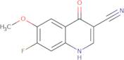 7-Fluoro-6-methoxy-4-oxo-1,4-dihydro-3-quinolinecarbonitrile