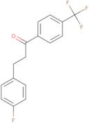 3-(4-Fluorophenyl)-1-[4-(trifluoromethyl)phenyl]-1-propanone
