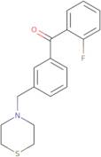 (2-Fluorophenyl)[3-(4-thiomorpholinylmethyl)phenyl]methanone