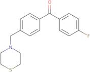 (4-Fluorophenyl)[4-(4-thiomorpholinylmethyl)phenyl]methanone