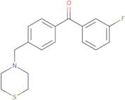 (3-Fluorophenyl)[4-(4-thiomorpholinylmethyl)phenyl]methanone