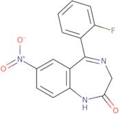 5-(3-Fluorophenyl)-7-nitro-1,3-dihydro-1,4-benzodiazepin-2-one