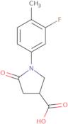 1-(3-Fluoro-4-Methylphenyl)-5-Oxo-3-Pyrrolidinecarboxylic Acid