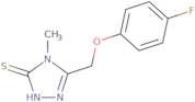 5-[(4-Fluorophenoxy)methyl]-4-methyl-4H-1,2,4-triazole-3-thiol