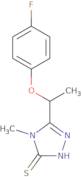 5-[1-(4-Fluorophenoxy)ethyl]-4-methyl-4H-1,2,4-triazole-3-thiol