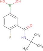 {4-Fluoro-3-[(2-methyl-2-propanyl)carbamoyl]phenyl}boronic acid