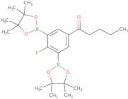 2-Fluoro-5-pentanoyl-1,3-phenylenediboronic acid, pinacol ester