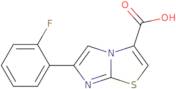 6-(2-Fluorophenyl)imidazo[2,1-b][1,3]thiazole-3-carboxylic acid