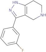 3-(3-Fluorophenyl)-4,5,6,7-tetrahydro-2H-pyrazolo[4,3-c]pyridine