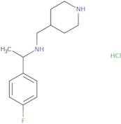 N-[1-(4-Fluorophenyl)ethyl]-4-piperidinemethanamine hydrochloride