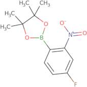 2-(4-Fluoro-2-nitrophenyl)-4,4,5,5-tetramethyl-1,3,2-dioxaborolane