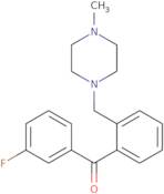 (3-Fluorophenyl){2-[(4-methyl-1-piperazinyl)methyl]phenyl}methanone