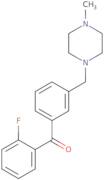 (2-Fluorophenyl){3-[(4-methyl-1-piperazinyl)methyl]phenyl}methanone