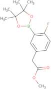 2-Fluoro-5-(methoxycarbonylmethyl)phenylboronic acid, pinacol ester