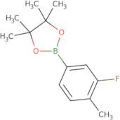 2-(3-Fluoro-4-methylphenyl)-4,4,5,5-tetramethyl-1,3,2-dioxaborolane