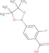 2-Fluoro-4-(4,4,5,5-tetramethyl-1,3,2-dioxaborolan-2-yl)benzoic acid