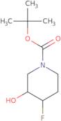 4-Fluoro-3-hydroxy-1-piperidinecarboxylic acid 1,1-dimethylethyl ester