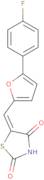 (5E)-5-[[5-(4-Fluorophenyl)-2-furanyl]methylene]-2,4-thiazolidinedione