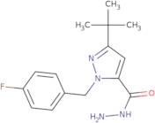 1-(4-Fluorobenzyl)-3-(2-Methyl-2-Propanyl)-1H-Pyrazole-5-Carbohydrazide