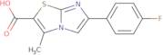 6-(4-Fluorophenyl)-3-methylimidazo[2,1-b][1,3]thiazole-2-car6-(4-fluorophenyl)-3-methylimidazo[2,1…