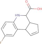 8-Fluoro-3A,4,5,9B-Tetrahydro-3H-Cyclopenta[c]Quinoline-4-Carboxylic Acid