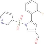 5-(2-Fluorophenyl)-1-[(pyridin-3-yl)sulfonyl]-1H-pyrrole-3-carboxaldehyde