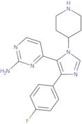 4-[4-(4-Fluorophenyl)-1-(4-piperidinyl)-1H-imidazol-5-yl]-2-pyrimidinamine