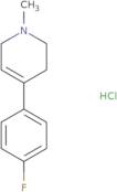 4-(4-Fluorophenyl)-1,2,3,6-tetrahydro-1-methylpyridine hydrochloride (1:1)