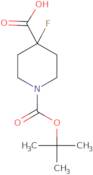 1-(tert-Butoxycarbonyl)-4-fluoropiperidine-4-carboxylic acid