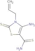 4-Amino-3-(prop-2-en-1-yl)-2-sulfanylidene-2,3-dihydro-1,3-thiazole-5-carbothioamide