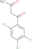 1-(2,4-Dichloro-5-fluorophenyl)butane-1,3-dione