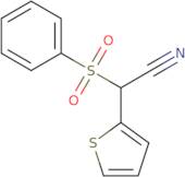 2-(Benzenesulfonyl)-2-(thiophen-2-yl)acetonitrile