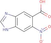 5-Nitro-1H-1,3-benzodiazole-6-carboxylic acid