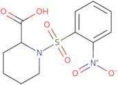 1-[(2-Nitrophenyl)sulfonyl]piperidine-2-carboxylic acid