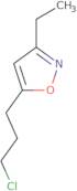 5-(3-Chloropropyl)-3-ethyl-1,2-oxazole